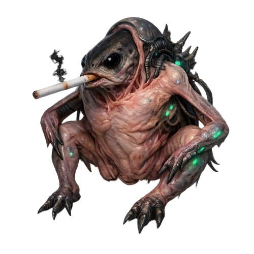 SMOKING CHICKEN ALIEN